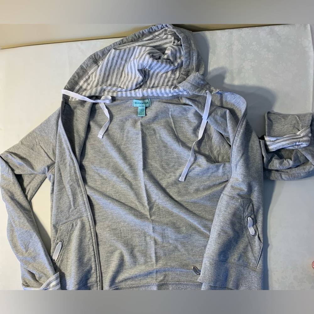 NWOT Track Suit: Jacket and Pants, Lined Hoodie, Zip Up, Straight Leg, Vintage - Picture 5 of 12